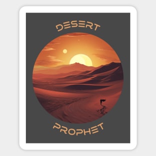 Desert Prophet science fiction Sticker